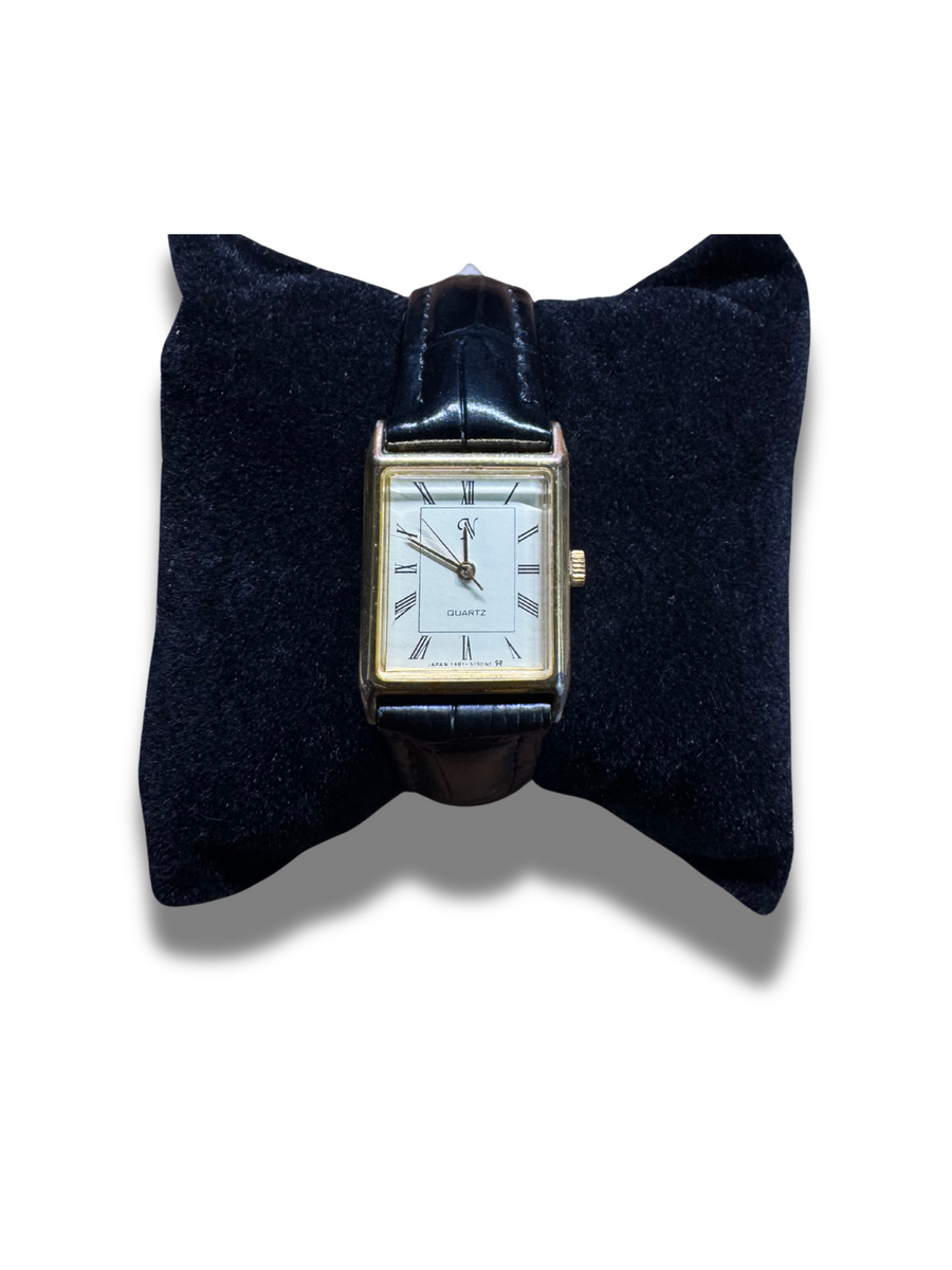 Noevir Tank Gold-Tone Quartz
